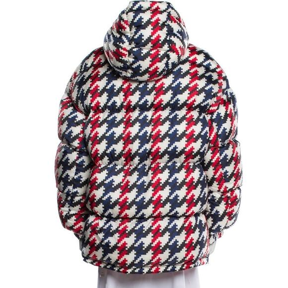 ❤️Perfect Moment Nylon Houndstooth Print Down Ski Coat❤️ - Picture 2 of 2